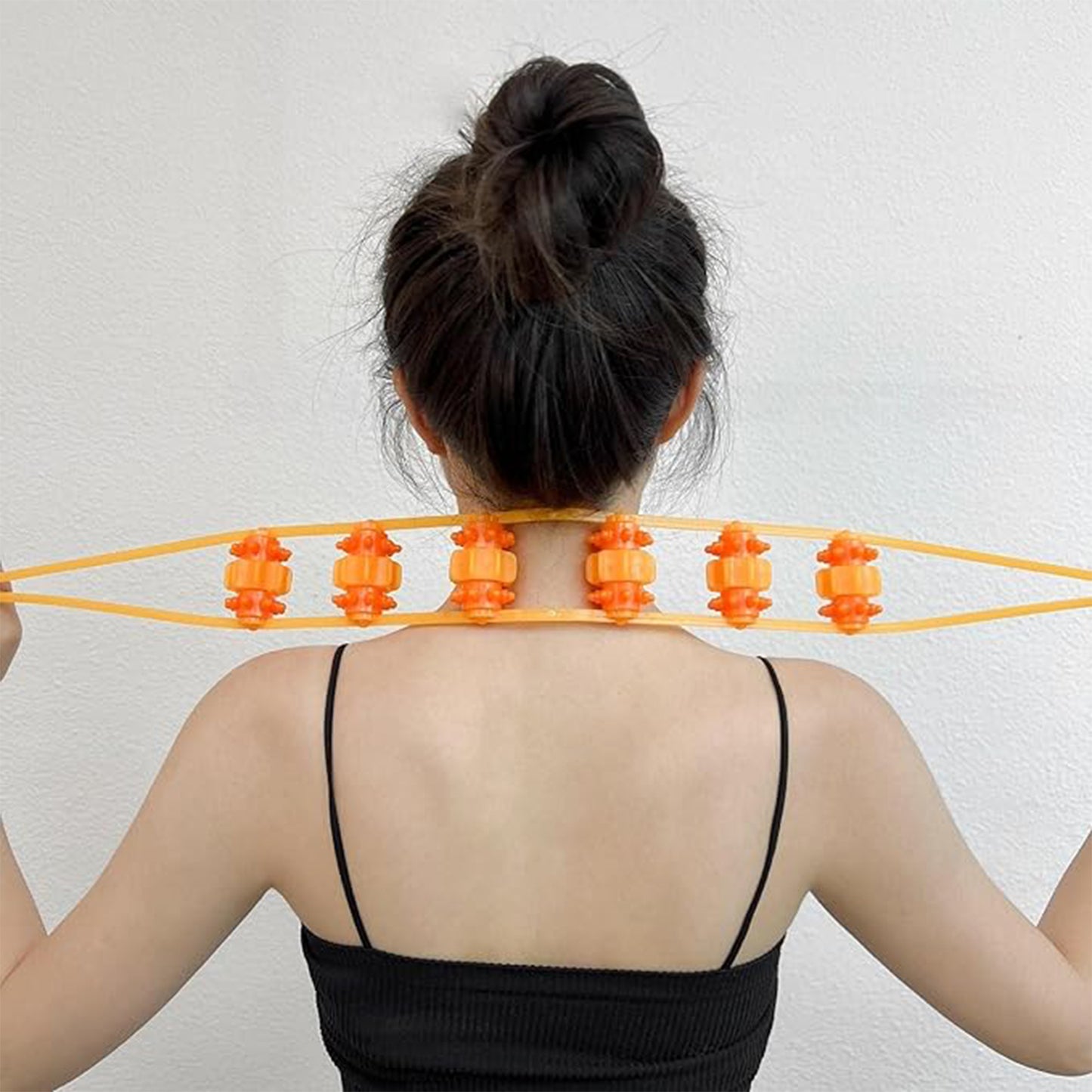 Handheld Back Massage Roller Rope (1 Pc)