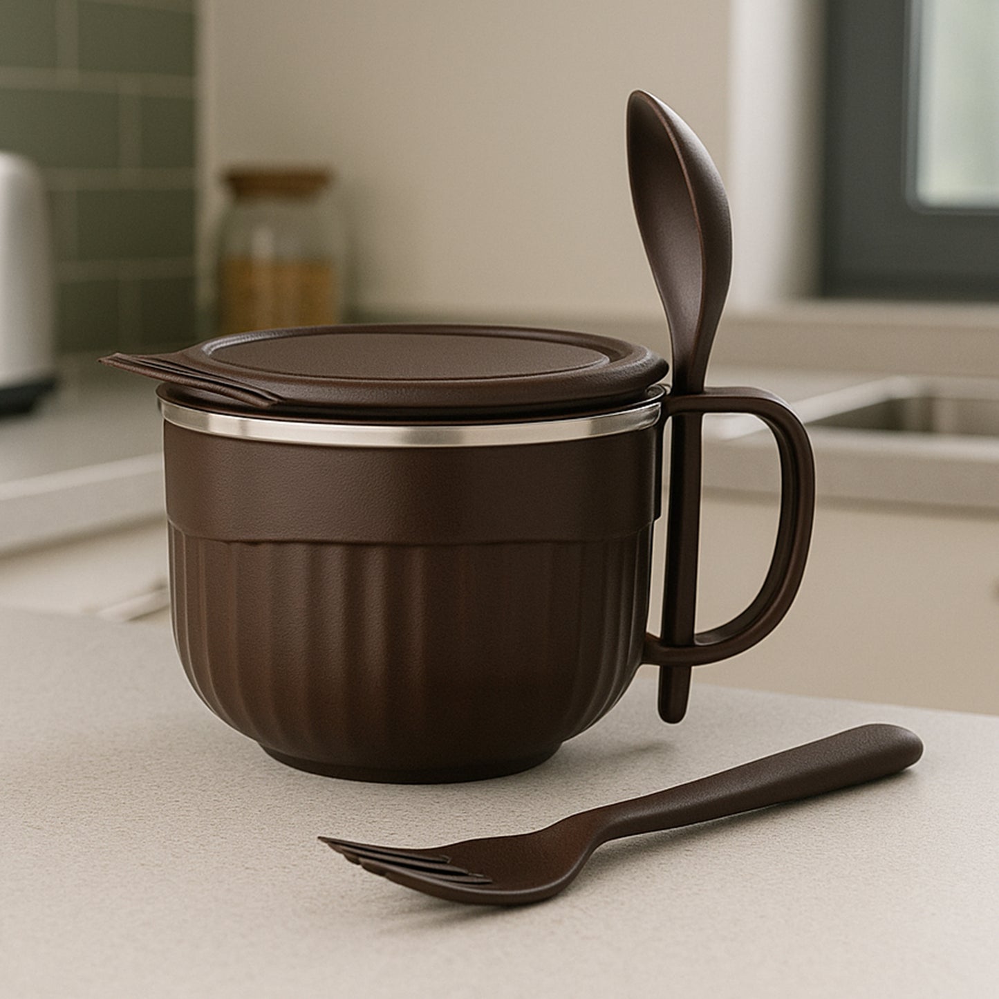 Home Chef Tangy Twist Insulated Lunch Bowl (Approx 650ml  1 Pc)